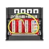 Patch panel DELOCK Mini Desktop RJ45 4 porty Cat.6A tienený čierny, kov, 90×22×93 mm