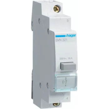 Hager SVN321. Šírka: 17,5 mm, výška: 83 mm (SVN321)