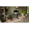 Stôl Cama Meble MOON elektricky výškovo nastaviteľný rovný stôl 1210×670 mm čierny/antracit