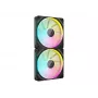 CORSAIR iCUE LINK LX140 RGB PWM ventilátor do skrinky, 140 mm, ARGB, (2 ks), čierny