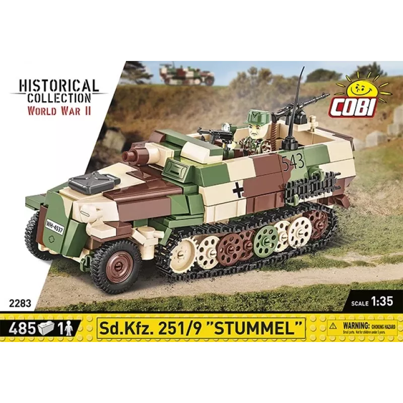 Sd.Kfz. 251/9 Stummel, stavebnica