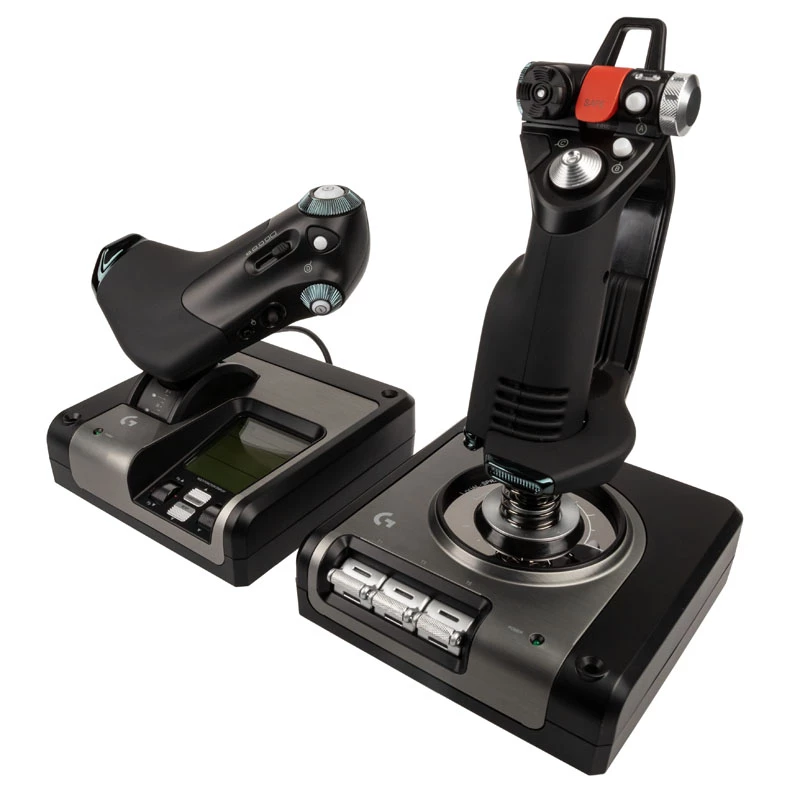 Letecký kontrolný systém Logitech G G Saitek X52 Pro