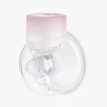 Momcozy S12 Pro dvojitá elektrická odsávačka mlieka ružová, 180 ml