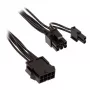 Napájací kábel Kolink PCIe 8-pin na ATX/EPS 8-pin 0,35 m čierny
