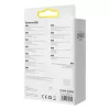 Baseus Crystal Shine CAJY000301 Kábel USB-C na Lightning, 20 W PD, 2 m, čierny