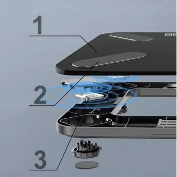 Inteligentná osobná váha Extralink Home, Bluetooth