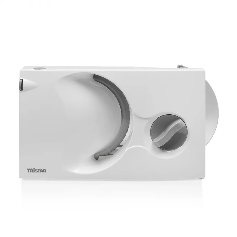 Elektrický univerzálny krájač Tristar EM-2098 150 W biela hrúbka rezu 1,5 cm