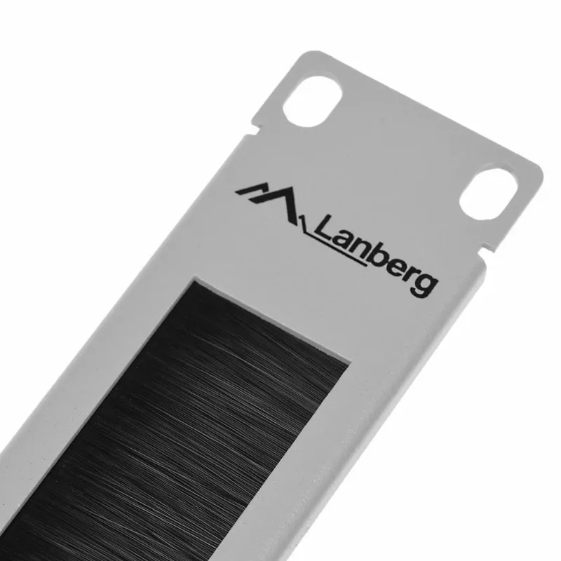 Kefový panel LANBERG AK-1101-S 1U 19 palcov 482,6×44,2×8,5 mm sivý