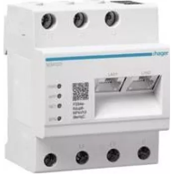 Hager XEM520 manažér zaťaženia pre 20 nabíjacích bodov statický/dynamický s OCPP1.6J (XEM520)