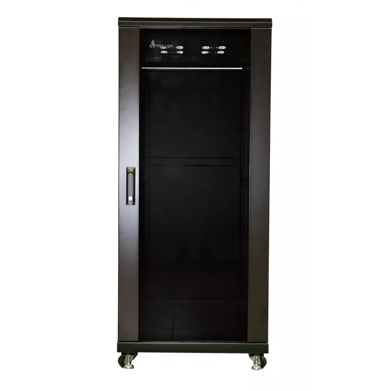 Samostatný rack Extralink racková skriňa 37U 600x600 čierna