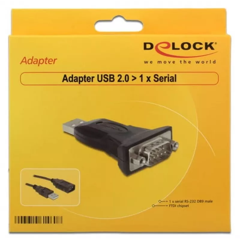 USB na sériový adaptér DeLOCK 61460