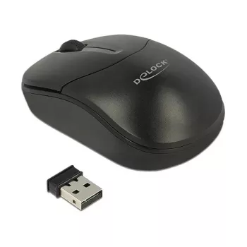 Myš DeLOCK 12494 RF bezdrôtová optická 1000 DPI