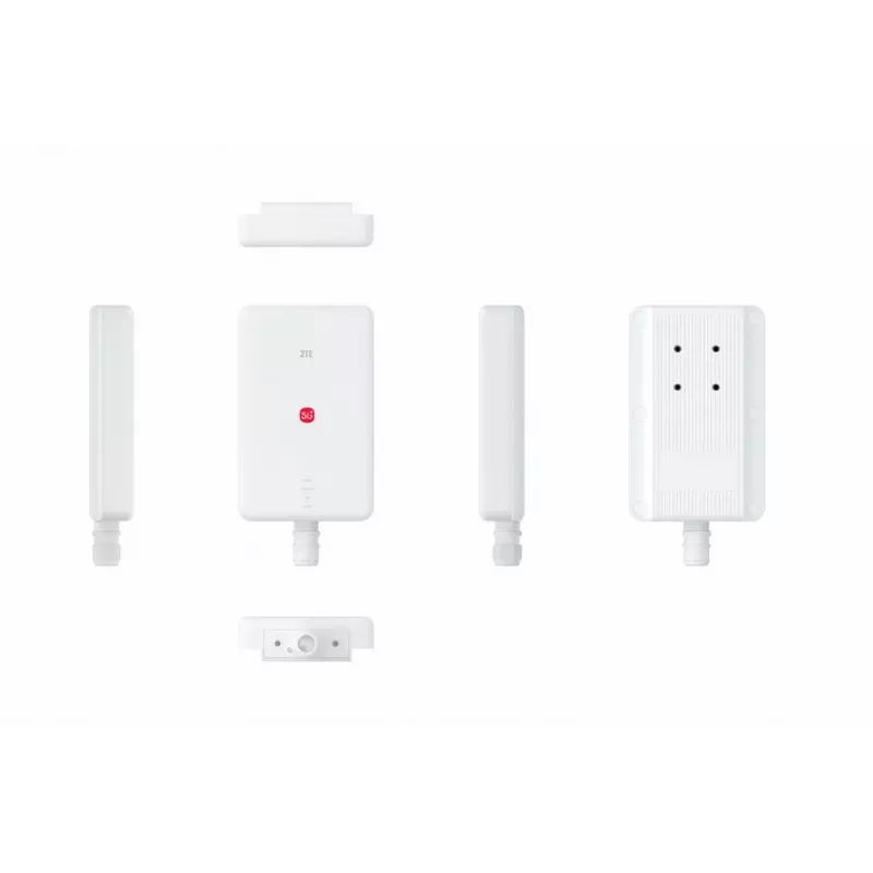ZTE G5 Max dual-band WLAN router 802.11ac – 5G, Dual-SIM, 1x 2,5GbE, USB‑C, 48V, biely
