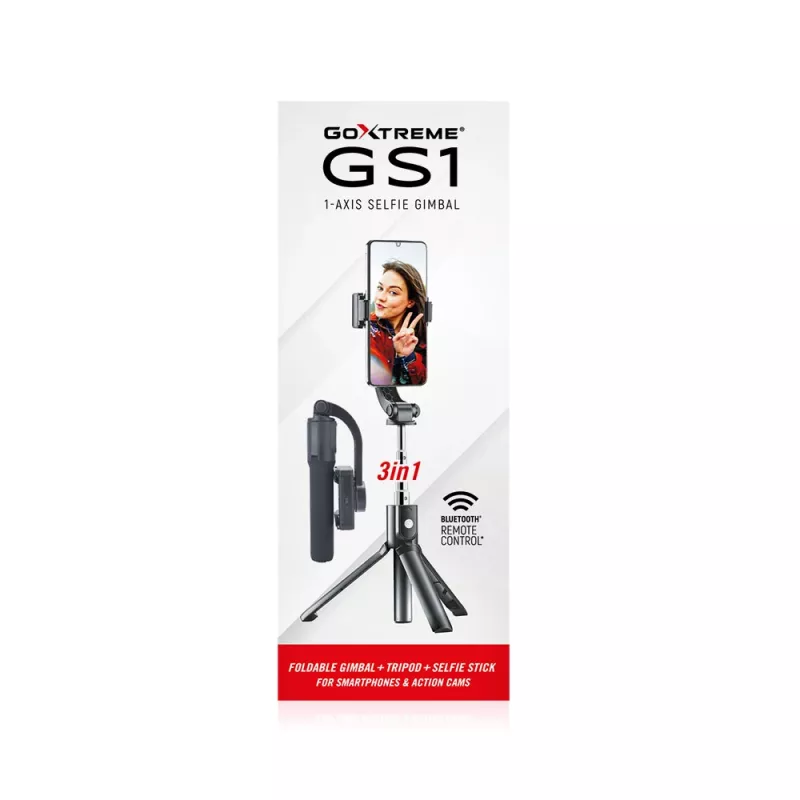 Gimbal GoXtreme GS1 skladací pre smartfóny a action kamery
