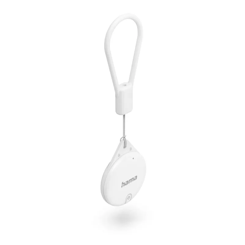 HAMA Item Finder 00185815 Bluetooth pre Apple Wo ist? App, biela — tracker na vyhľadávanie osobných predmetov