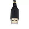 StarTech.com 13ft (4m) 2-portový USB na sériový adaptérový kábel, vymeniteľné DB9 skrutky/matice, COM retention, USB-A na DB9 RS232, FTDI, Level-4 ESD ochrana, Windows/macOS/ChromeOS/Linux – robustná TPE konštrukcia