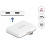 DELOCK USB Type-C adaptér — USB-C dáta 10 Gbit/s, video 4K@60Hz, PD 92W (model 61088)