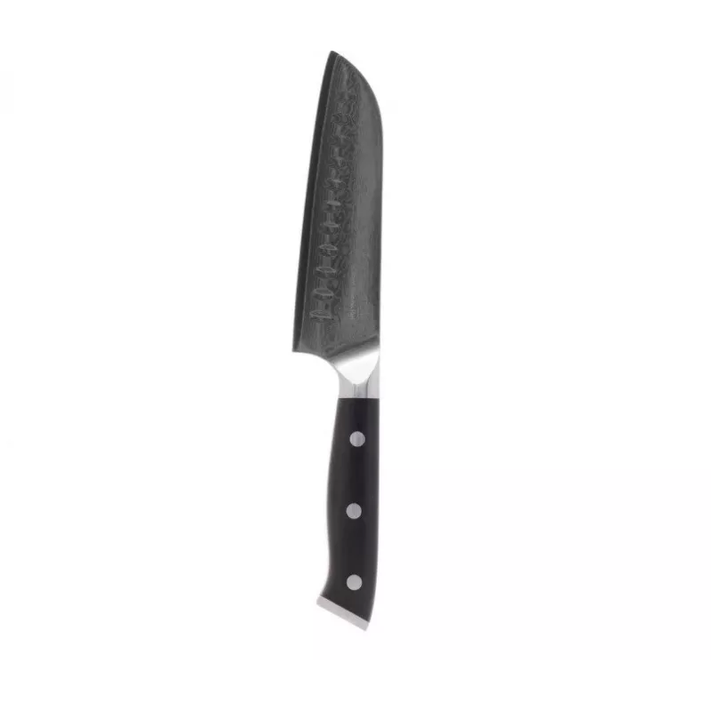 Kohersen Elegance Ebony Wood Santoku nôž damašková oceľ 12,7 cm