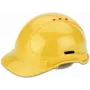 Ochranná prilba cimco 140202 — polyetylénová ochranná prilba, biela/žltá, 350 g