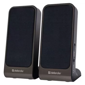 DEFENDER SPK-225 káblové 2.0 reproduktory, 4 W RMS, USB/DC 5 V, 3,5 mm, čierne