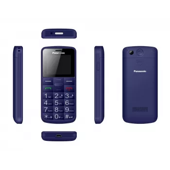 Mobilný telefón pre seniorov KX-TU110 modrý