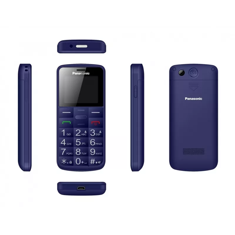 Mobilný telefón pre seniorov KX-TU110 modrý