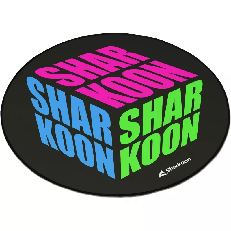 Podložka pod stoličku Sharkoon SKILLER SFM11 Cube modrá zelená ružová polyester 1200x1200x5mm