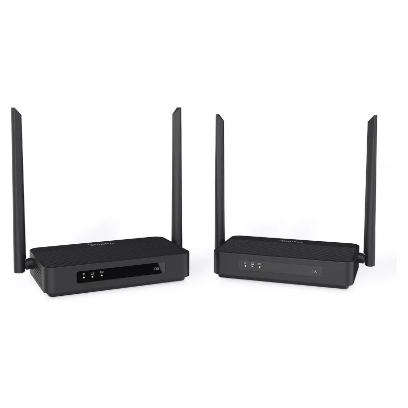 Bezdrôtová sada HDMI-KVM extender DIGITUS DS-55360 – vysielač a prijímač, bezdrôtová, 100 m, 4K/60 Hz, HDMI, USB-A/USB-C