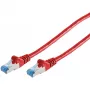 Sieťový kábel S/CONN 75715-R červený 5 m Cat6a S/FTP