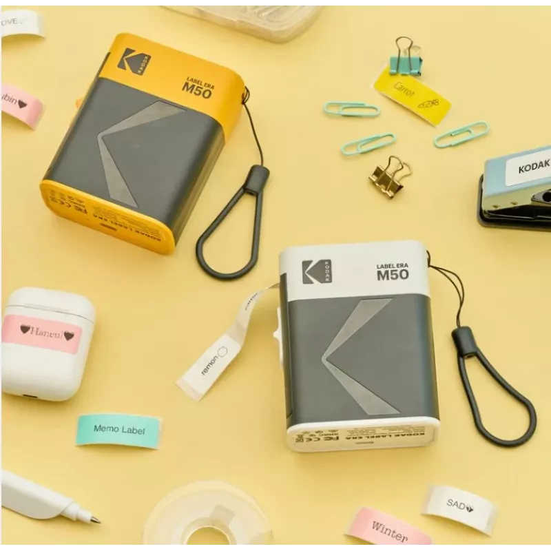 Tlačiareň etikiet Kodak Label ERA M50 Bluetooth pre 14 mm etikety so žltou rolkou
