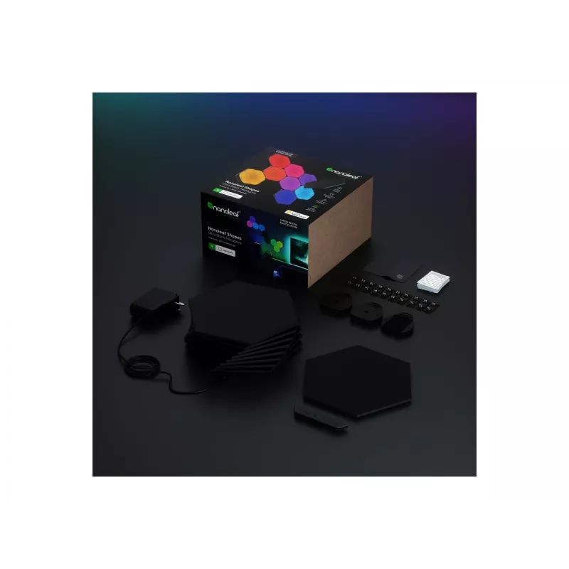 Smart nástenné svietidlo Nanoleaf NL42-0102HX-9PK