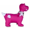 Skákacia hračka Jamara HoppyDoo Dino s krídlami ružová s pumpou 466008