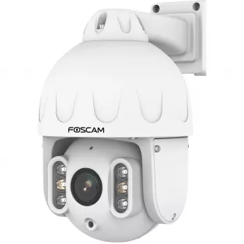 Foscam SD8EP PoE bezpečnostná kamera biela 8MP (3840x2160), Power over Ethernet, funkcia otáčania a naklápania, 4-násobný optický zoom