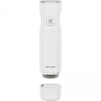 Vákuovačka ZWILLING FRESH & SAVE Biela Pumpa, Batéria 3,7 V, Micro-USB nabíjací konektor, 190×50×50 mm, 330 g