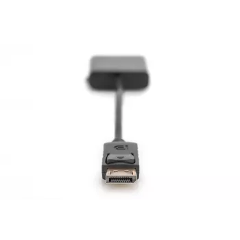 Assmann DisplayPort adaptérový kábel. DP - DVI (24+5) M/F. 0,15 m s uzamknutím. Kompatibilný s DP 1.1. UL. modrý. bez tienenia. 32AWG (AK-340409-001-S)