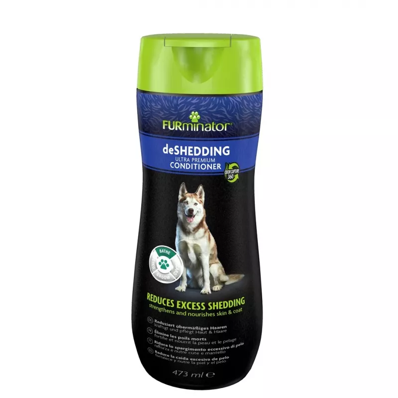 FURminator deShedding Ultra Premium - kondicionér na starostlivosť o srsť pre psy - 473ml