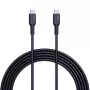 AUKEY CB-SCC241 USB-C Power Delivery PD 240W 5A 20V 1m nylon čierny - D