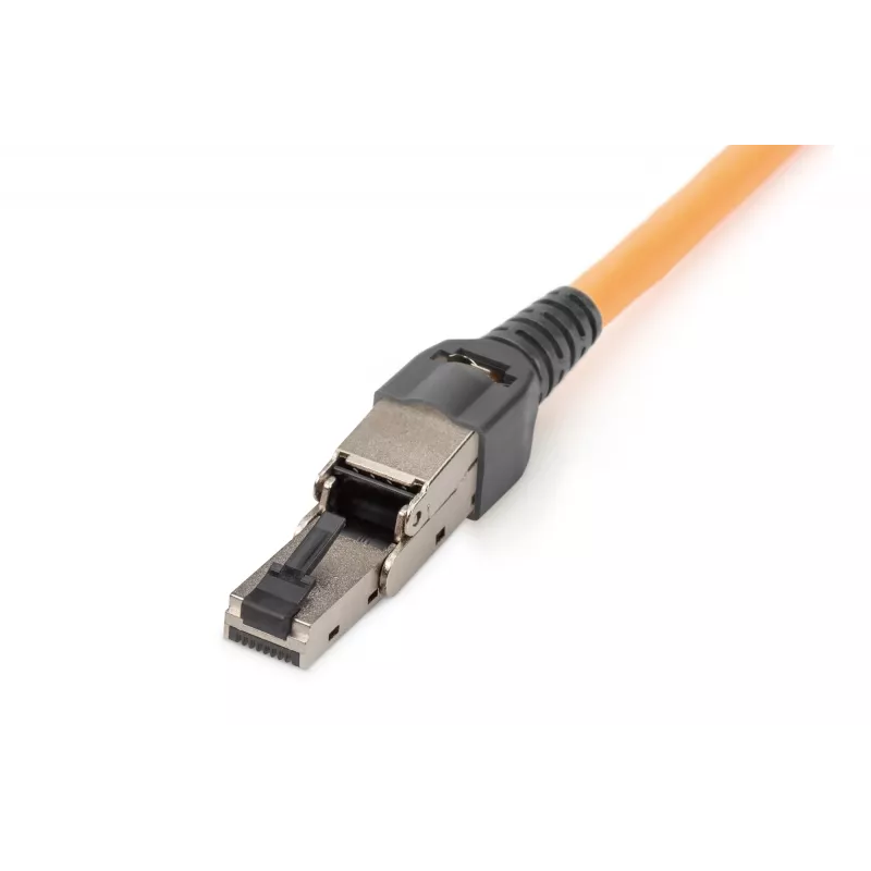 Digitus CAT 6A Konektor na montáž v teréne, ohybný, STP, s protiprachovým krytom, DN-93636