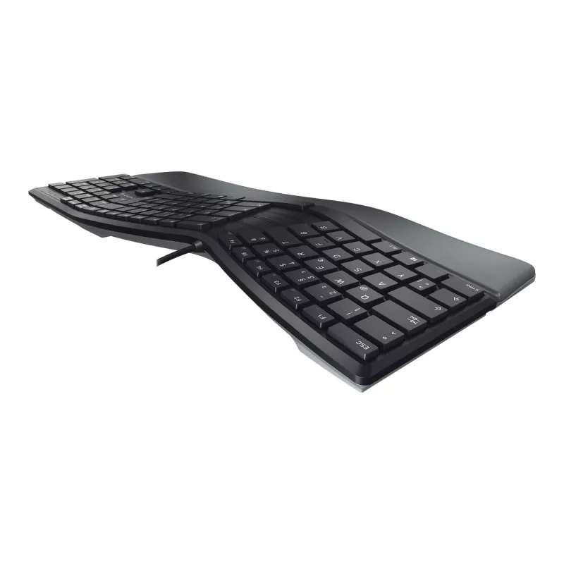CHERRY KC 4500 ERGO klávesnica univerzálna USB QWERTY nordická čierna