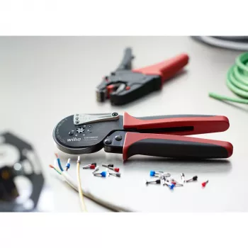 Wiha 41246 Krimpovacie kliešte na káble Crimping Tool čierna, červená
