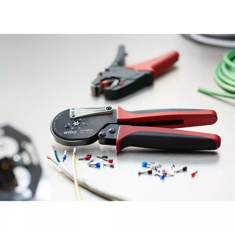 Wiha 41246 Krimpovacie kliešte na káble Crimping Tool čierna, červená