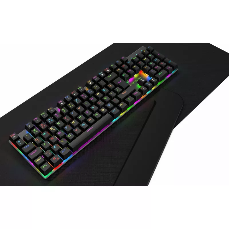 Incase herná klávesnica IKG-443 mechanická, RGB, nemecké rozloženie