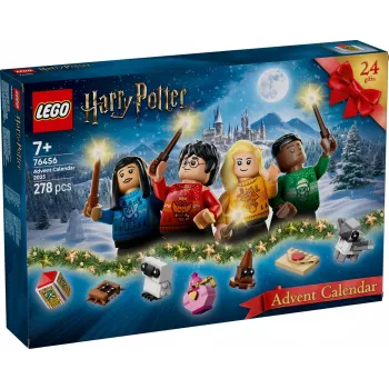 Konštrukčná hračka LEGO Harry Potter adventný kalendár 2025 sada 76456 – 278 dielov, 8 minifigúrok, vek 7+
