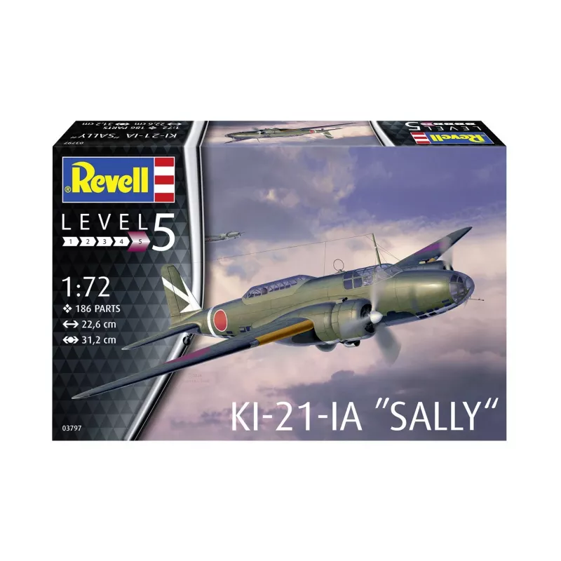 Revell KI-21-LA Sally 1:72 modelárska stavebnica