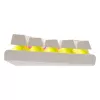Mechanická klávesnica White Shark Wakizashi-2 US Red Switch, Tenkeyless/US-layout, biela
