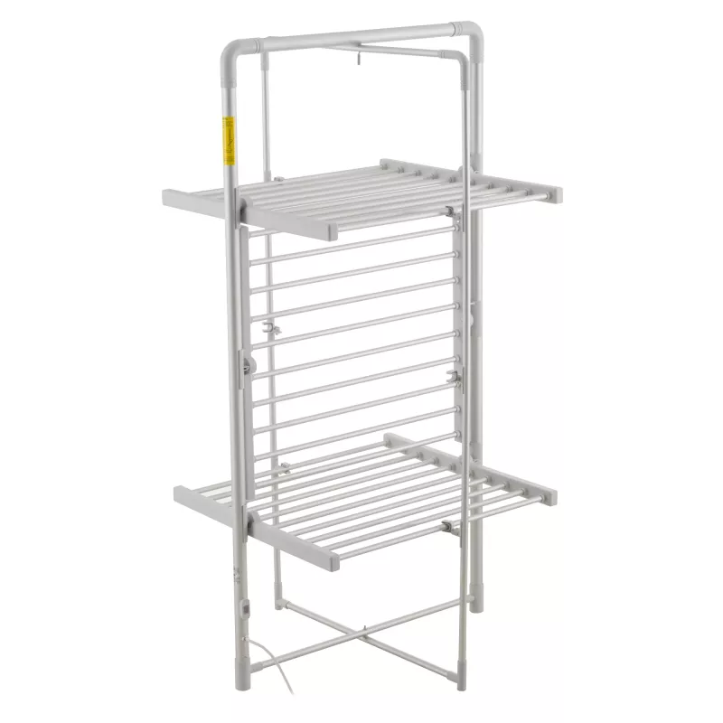 Elektrický skladací sušiak na bielizeň Adler AD 7829 — 300 W, 148×52×90 cm, biela, voľne stojaci