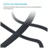 Magnetický pletený USB-C na USB-C kábel FIXED FIXDBM-CC2-GR, USB 2.0, pletený plášť, pevná dĺžka, sivý