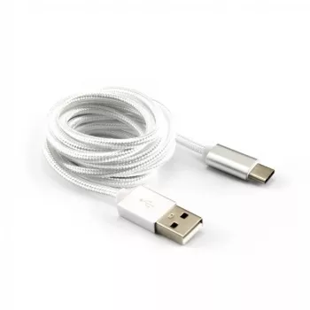 Sbox USB-TYPEC-15W USB->Type C M/M 1,5 m kokosová biela