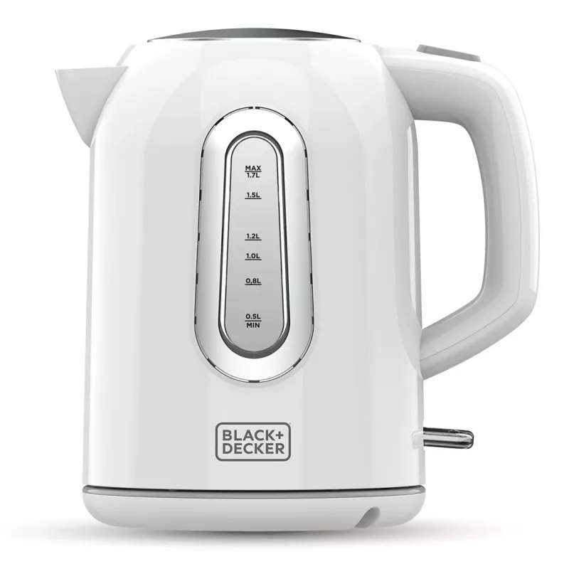 Rýchlovarná kanvica Black & Decker 1,7 L 2200 W biela