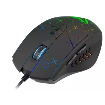 Tracer GAMEZONE XO - myš - USB - optická - 6 tlačidiel - čierna
